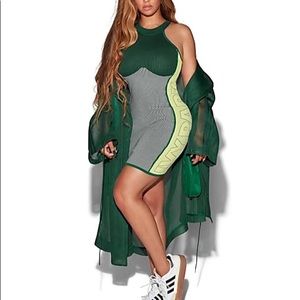 Adidas Ivy Park Knit Logo Dress Plus Size 3X Green